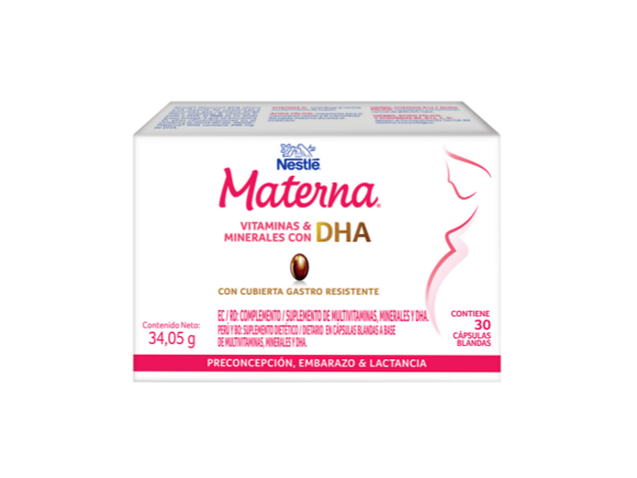 Materna® Dha Prenatal Con Dha Nestlé Mom And Me 3968